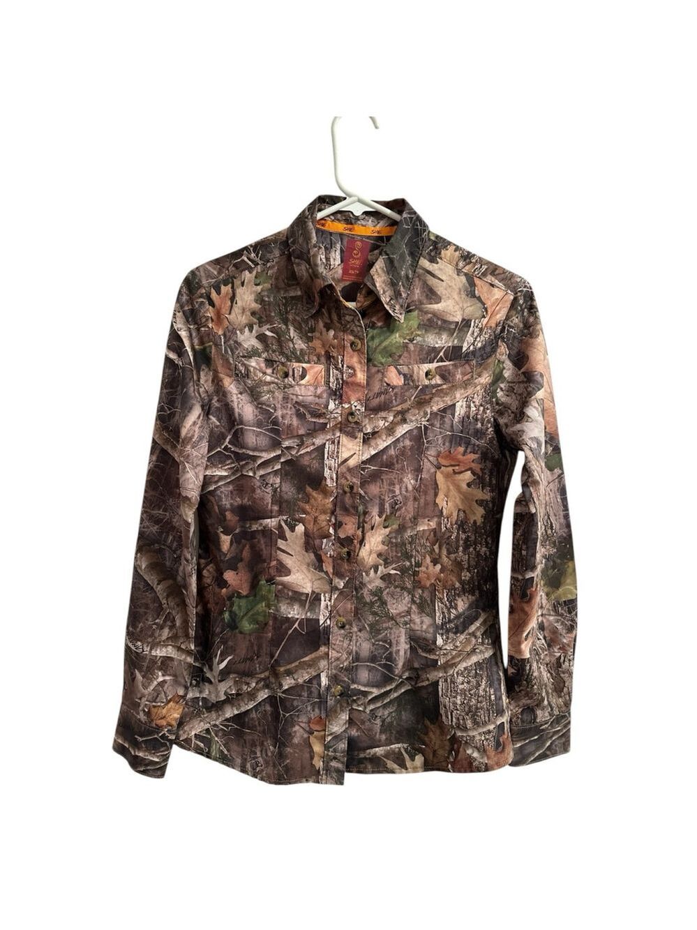 SHE True Timber Shirt Womens XS Camouflage Button Up Long Sleeve Hunting Fishing